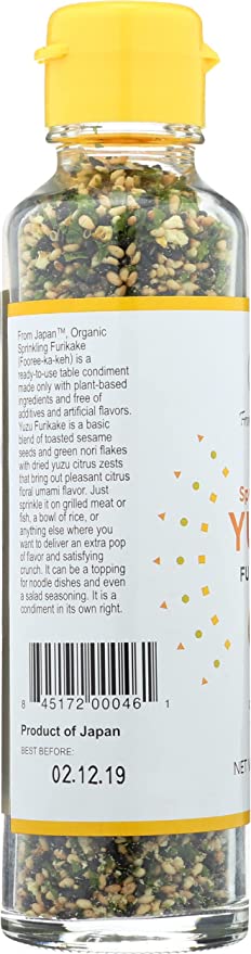 Muso From Japan Organic Sprinkling Furikake Yuzu, 2.2oz