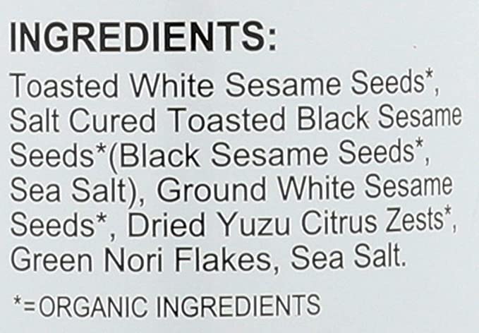 Muso From Japan Organic Sprinkling Furikake Yuzu, 2.2oz