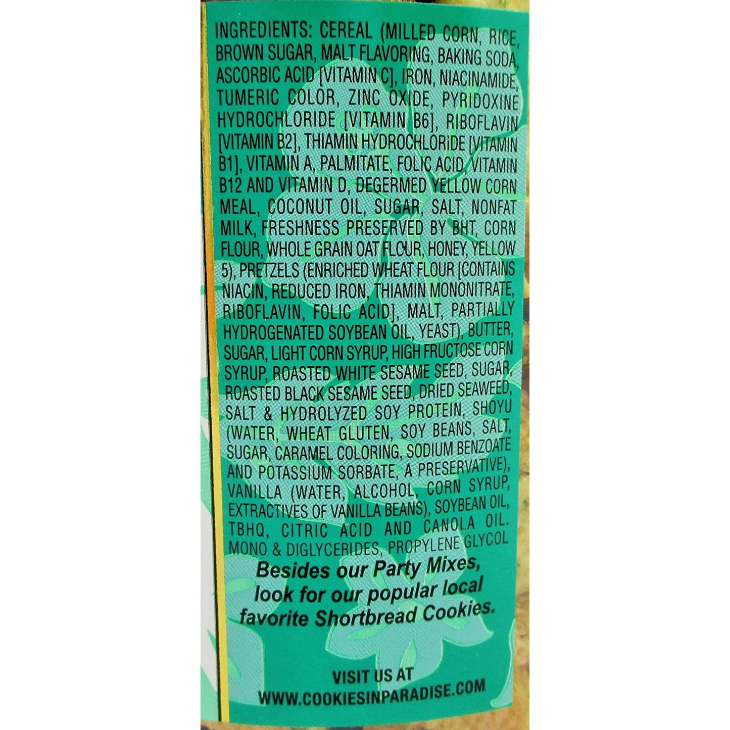 Hawaiian Local Style Furikaka Party Mix in Family-Size 22 Oz. Container